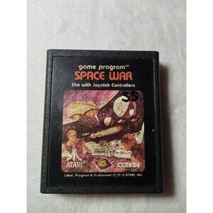 Space War for Atari 2600. Tested & Works. Vintage 1978.
